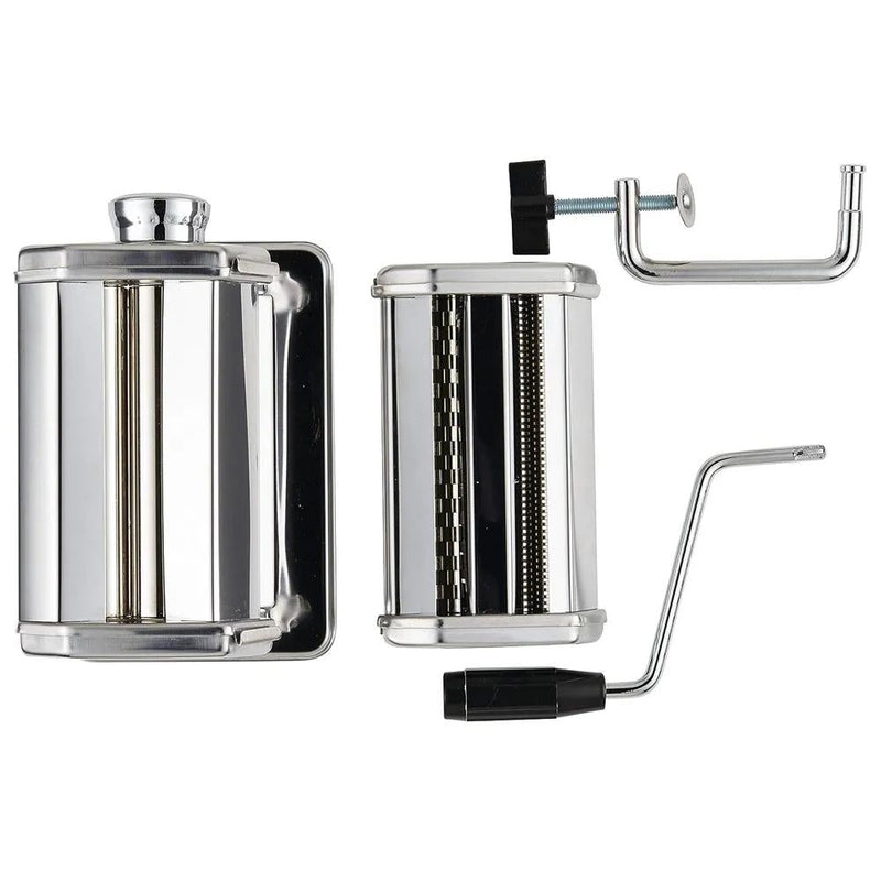 Máquina para macarrão e massas inox com manivela manual